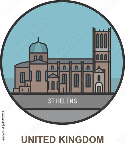 St Helens. Cities and towns in United Kingdom