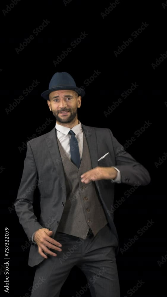 male dancer in a contemporary style in vertical male dancer in a contemporary style in vertical