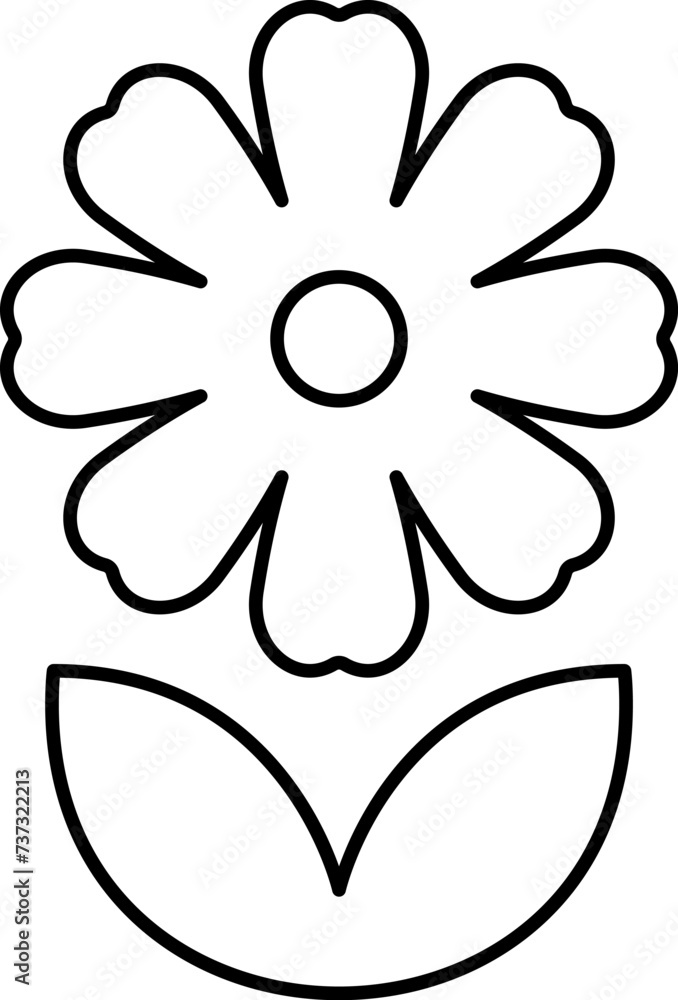 Flower icon set vector illustration. Spring flowers icon symbol Flower icon set vector illustration. Spring flowers icon symbol