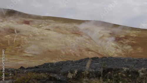 Fumée géothermie Islande