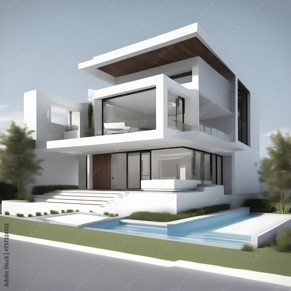modern home exterior