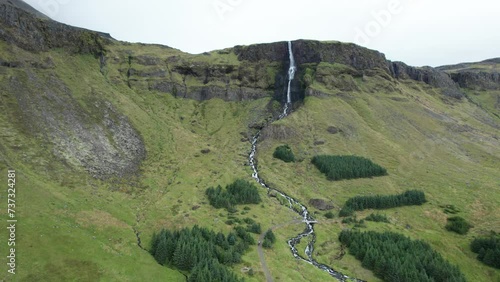 cascade Islande drone