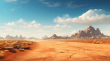  Nature Landscape Scenery. Beautiful Desert Road
