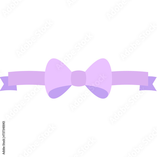 light purple bow and ribbon