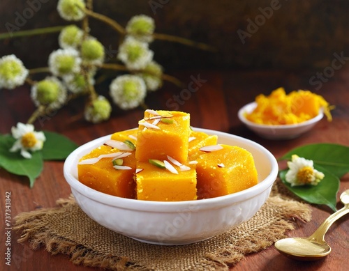 mango barfi photo