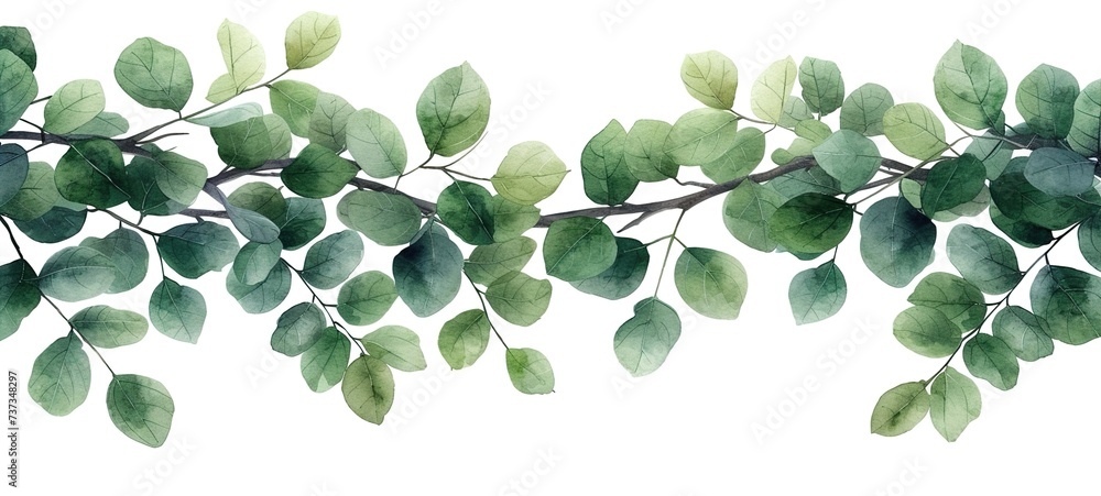 leaves isolated on white