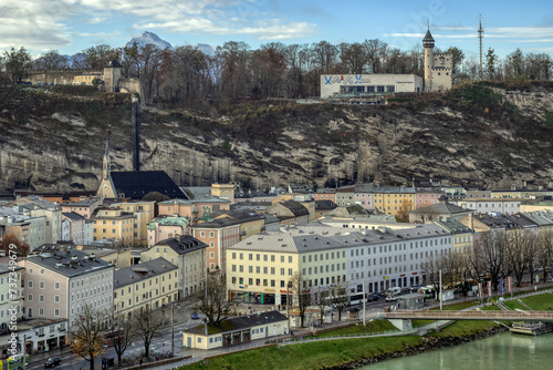 Blick vom Kapuzinerberg auf Salzburg 