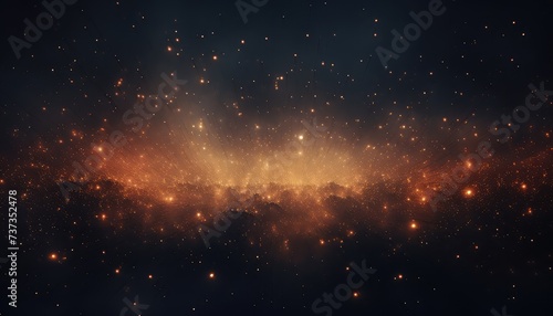 Glowing particles background photo