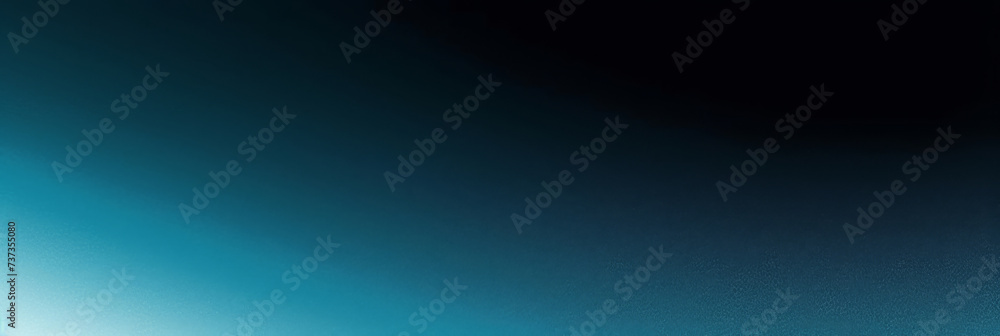 abstract Color gradient  grainy background,Black dark light jade petrol teal blue green noise textured grain backdro header poster banner cover design.mix silk satin bright Rough blur grungy,