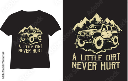 off-road t shirt design vector