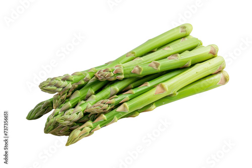 Asparagus isolated on white transparent background