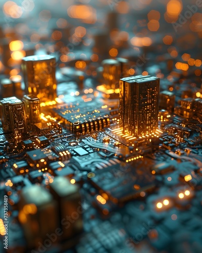 abstract background circuit board