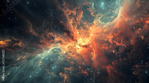 abstract background cosmic nebula