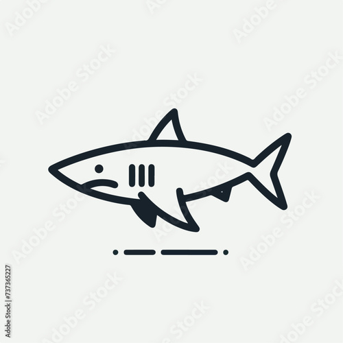 illustration of a shark © ZulHaq