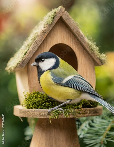 bird on a feeder