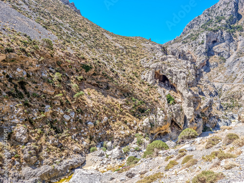 Kourtatioliko Gorge in Crete, Greece