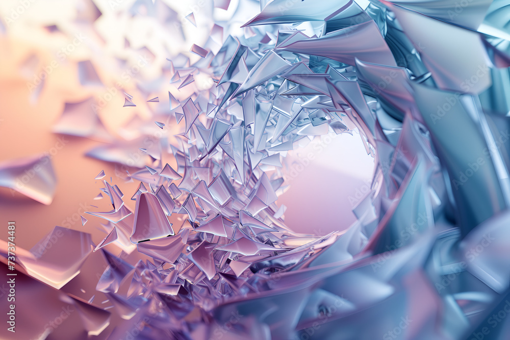 3d gradient glass spiral background 3d gradient glass spiral background