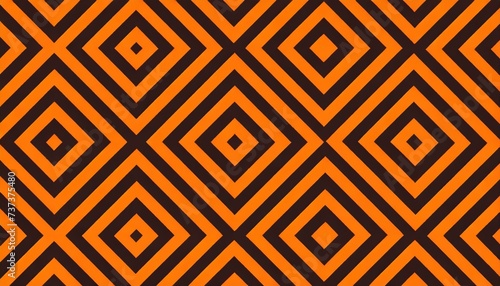 orange and black seamless pattern