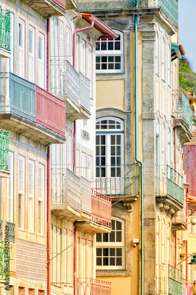 Historical residential houses in Porto, Portugal Historical residential houses in Porto, Portugal