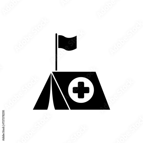 asylum concept line icon. Simple element illustration. asylum concept outline symbol design.