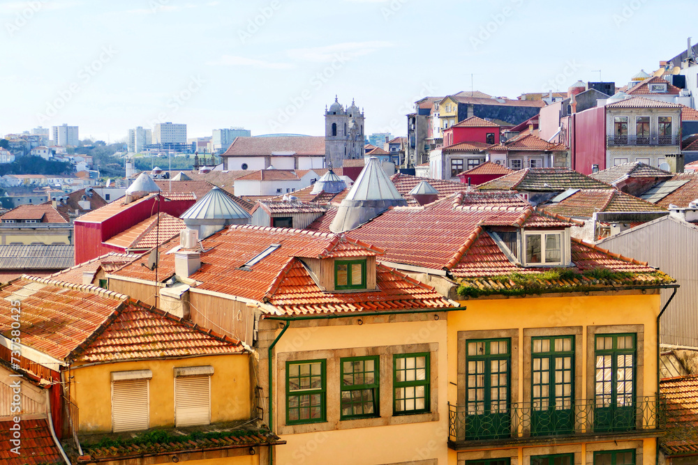 Mirador de Largo do Colegio in Porto, Portugal