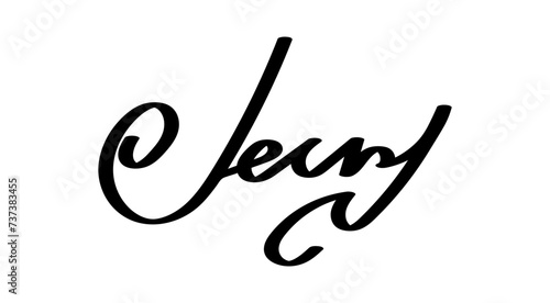 Autograph fictitious handwritten signature. A fake scribbled signature for documents, business certificates, letters, or contracts with handwritten lettering isolated on the transparent background.