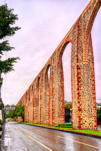 фотографія Aqueduct of Queretaro, UNESCO world heritage in Mexico