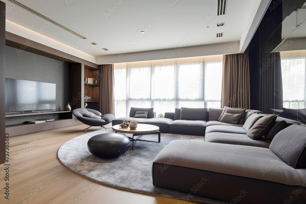 Smart home, control technology with digital automation application mobile concept. AI generated. Smart home, control technology with digital automation application mobile concept. AI generated.