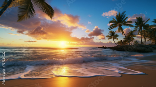 With pristine blue seas golden sands and lush © Waji