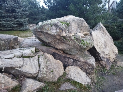 rocks in the mountains