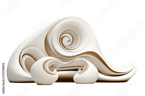 snail shell isolated on PNG background