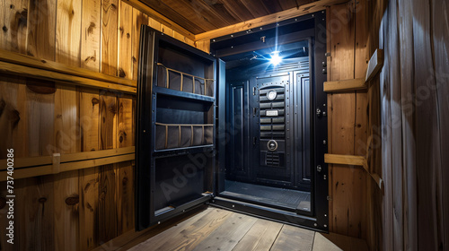 modern prepper bunker for rich people saving life war