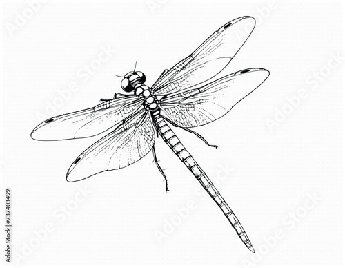 Damselfly Coloring Page For Kids