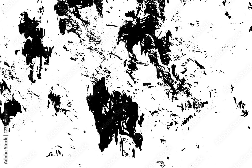 Obraz premium Rustic grunge texture with grain and stains. Abstract noise background. PNG graphic illustration with transparent background.