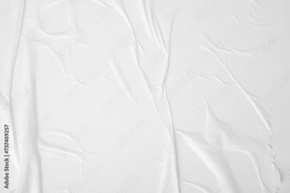 Obraz premium Abstract background of white paper with folds.