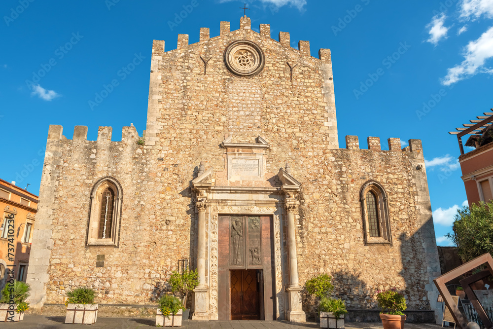 Cathedral of Taormina. Sicily, Italy