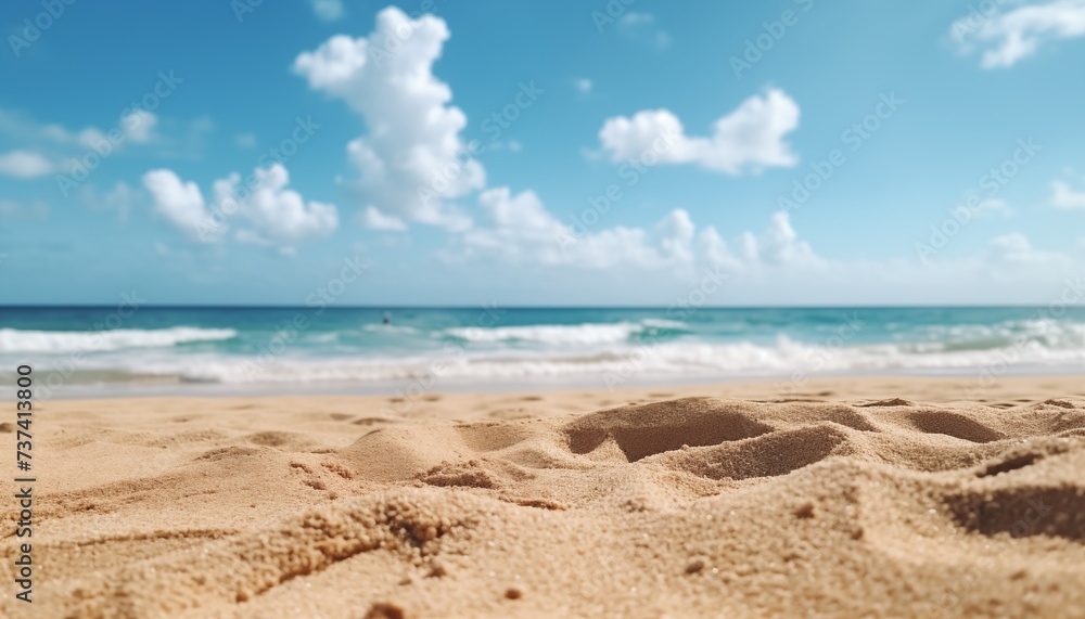 Fondo de playa de espacio libre para producto.