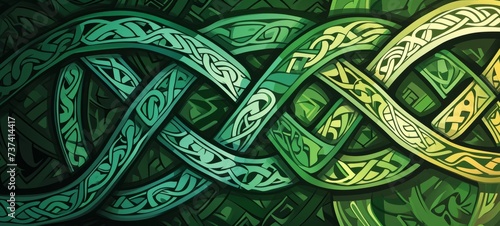 Celtic Knot Patterns illustration banner wallpaper texture. Celtic Knot Patterns photo