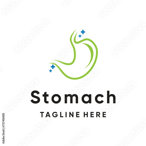 stomach logo design creative concept unique style Premium Vector Part 4