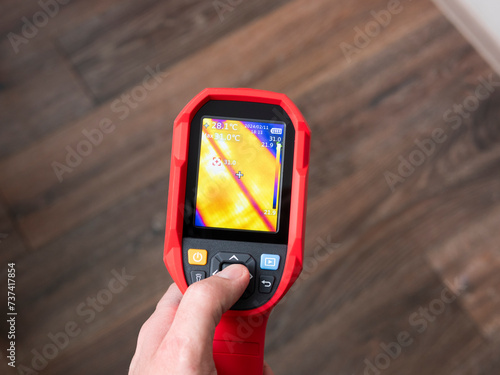Foto Thermal Imaging of Underfloor Heating