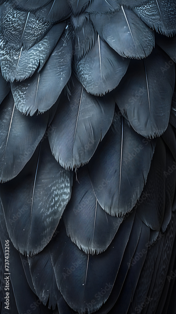 Obraz premium close up of a white bird feathers. ad for national geographic tv programme, or wildlife commercial. Hawk, falcon, eagle, owl