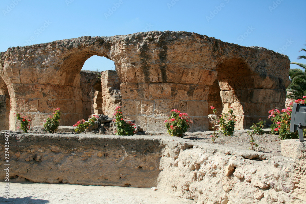 Antonine Baths, Ancient Carthage, Carthage, Tunisia