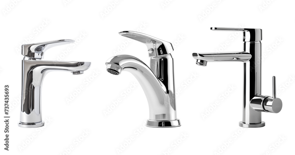 Modern chrome faucet set Modern chrome faucet set