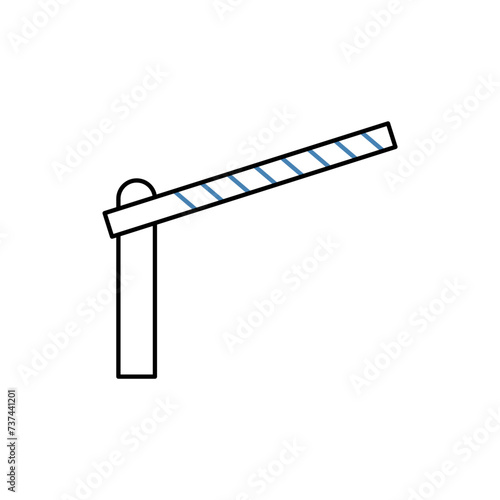 border crossing concept line icon. Simple element illustration. border crossing concept outline symbol design.