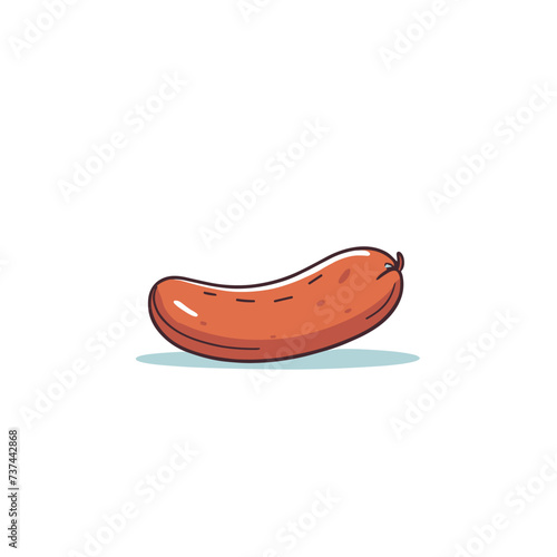Kidney beans cartoon illustration on white background vector design