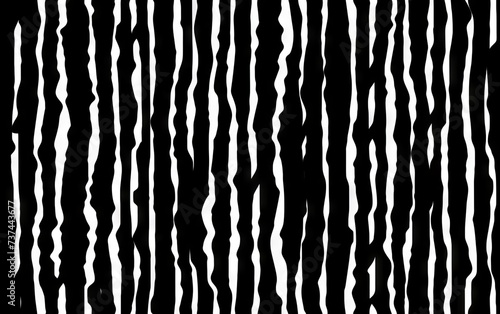 Black and white abstract background with grunge brush strokes Seamless pattern