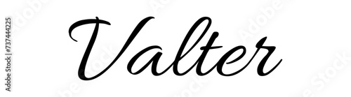 Valter - black color - name written - ideal for websites,, presentations, greetings, banners, cards,, t-shirt, sweatshirt, prints, cricut, silhouette, sublimationLingua parole chiave: ItalianoParo