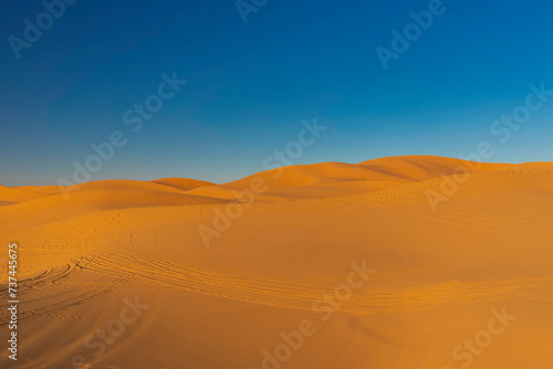 sand dunes in the desert