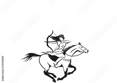 cowboy riding horse
