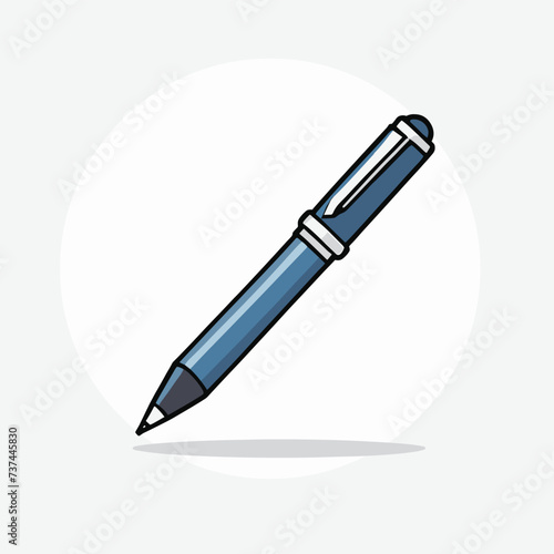 Hand-drawn style pen icon illustration vector design